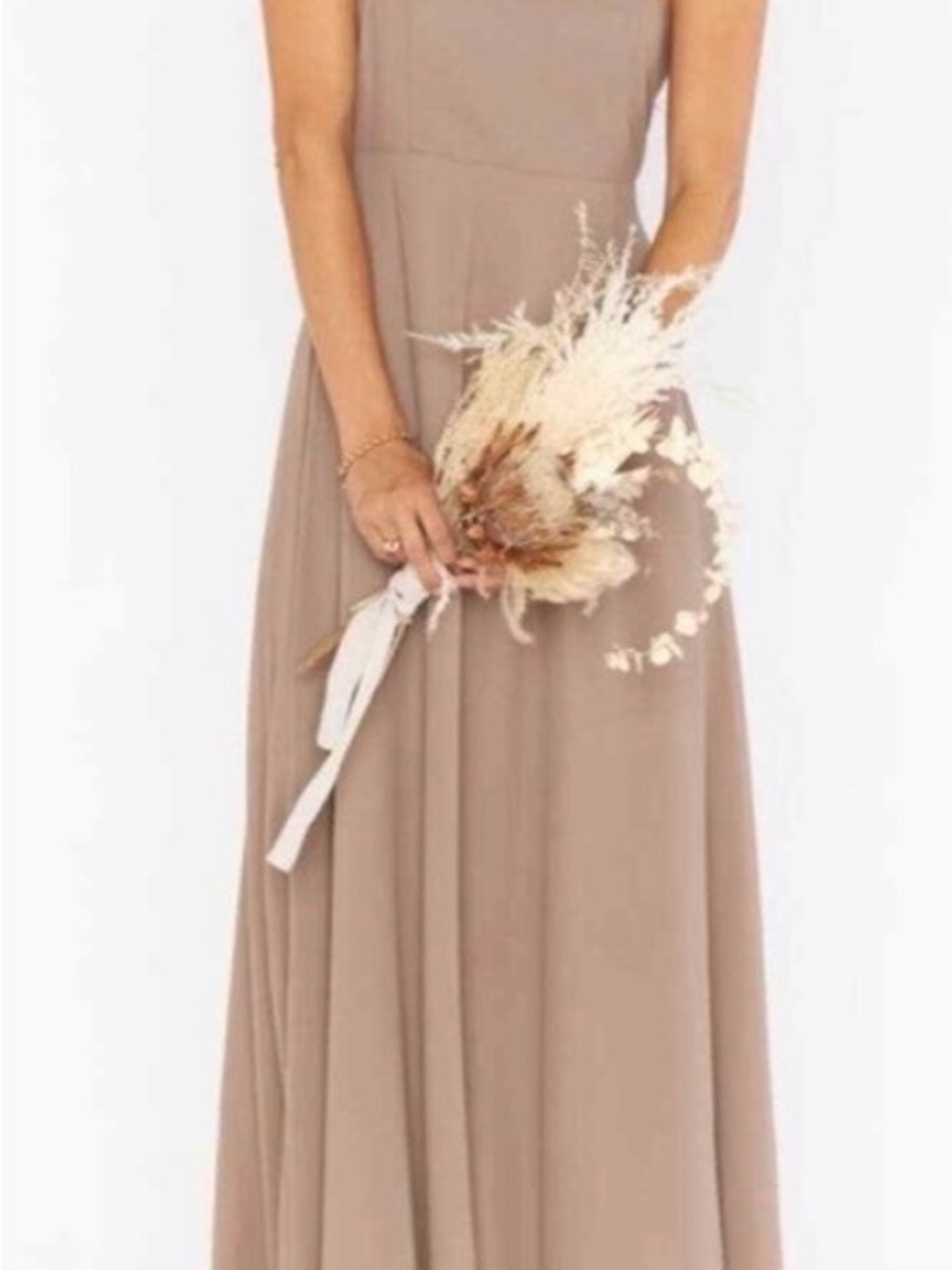 Show Me Your MuMu Taupe Spaghetti-Strap Faith Maxi Dress - Picture 4 of 16